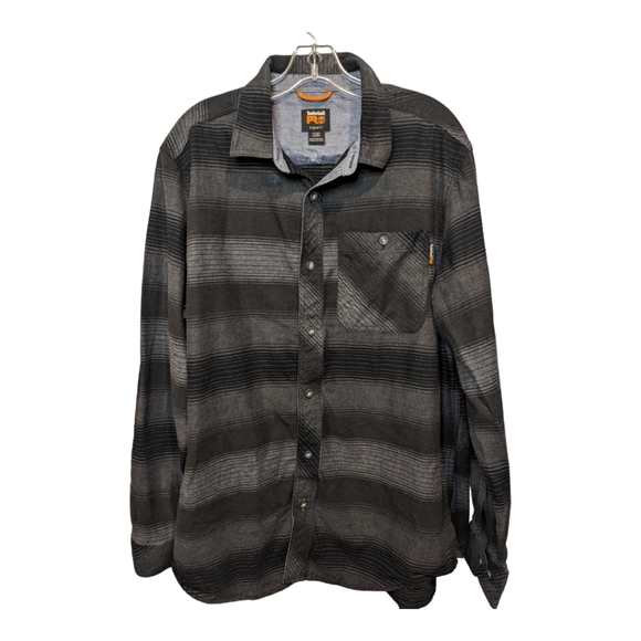 Timberland PRO Men's large Woodfort Flannel Work Utility Button Down Shirt - Picture 2 of 6